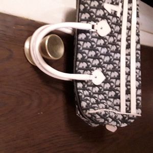 Vintage black & ivory Dior bag. AUTHENTIC